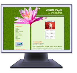 Beispiel für eine private Homepage